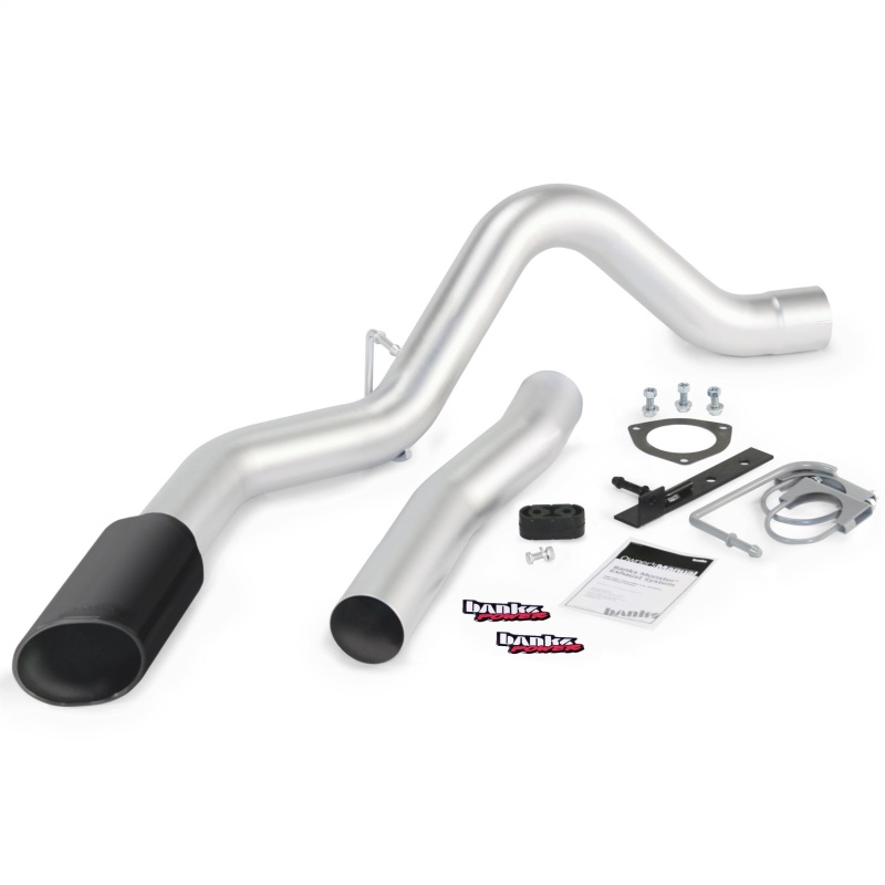 Chevrolet 2500 Performance Exhaust - Banks Power - Monster, Single Exit, Black SideKick Tip - Black - 2015